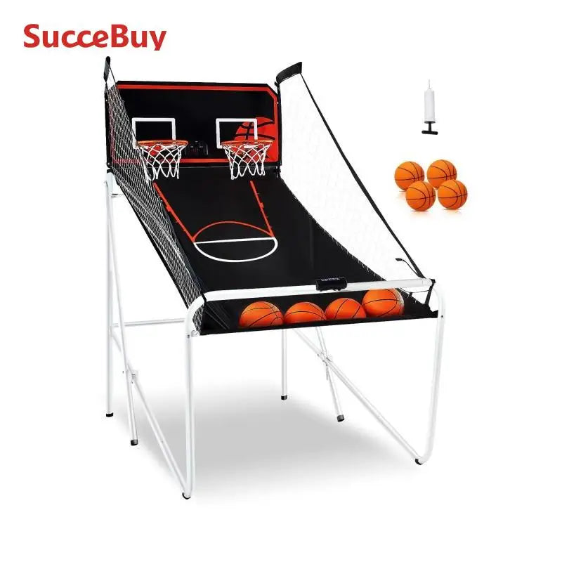SucceBuy Foldable Indoor Basketball Arcade Game 2 Player