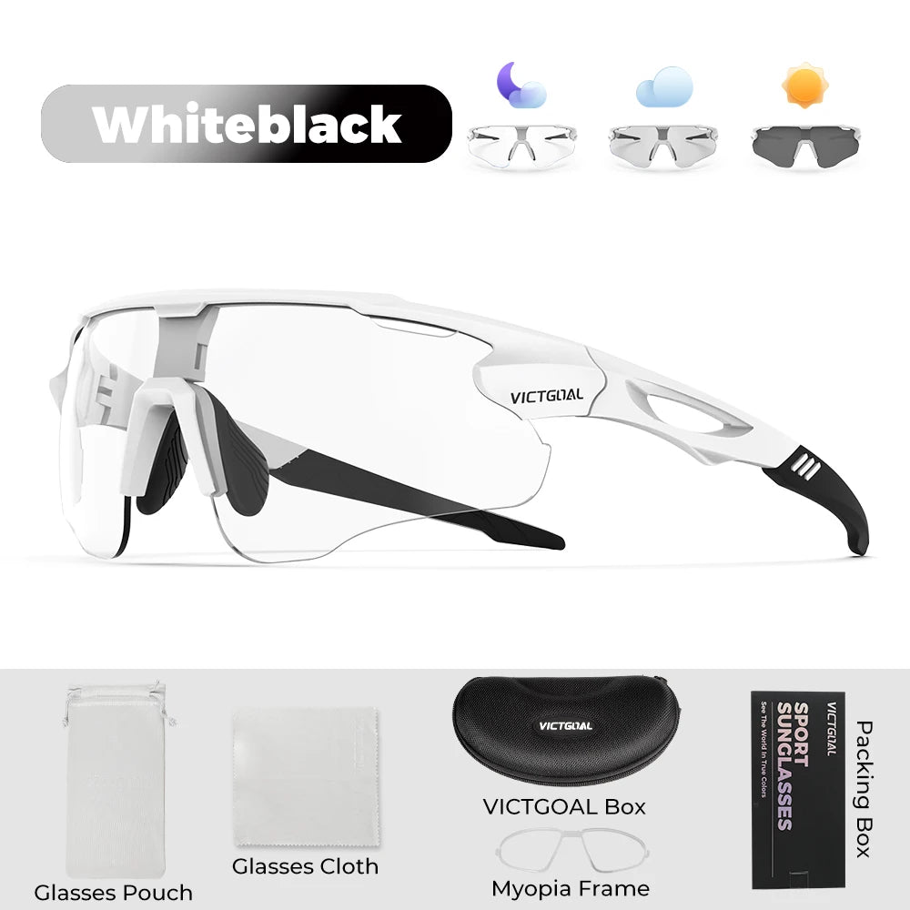 Photochromic Sports Sunglasses for Cycling and Outdoor Activities