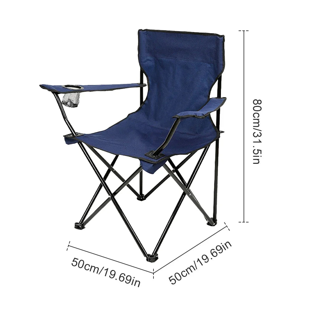 Outdoor Foldable Chair Camping Chair with Bottle Holder