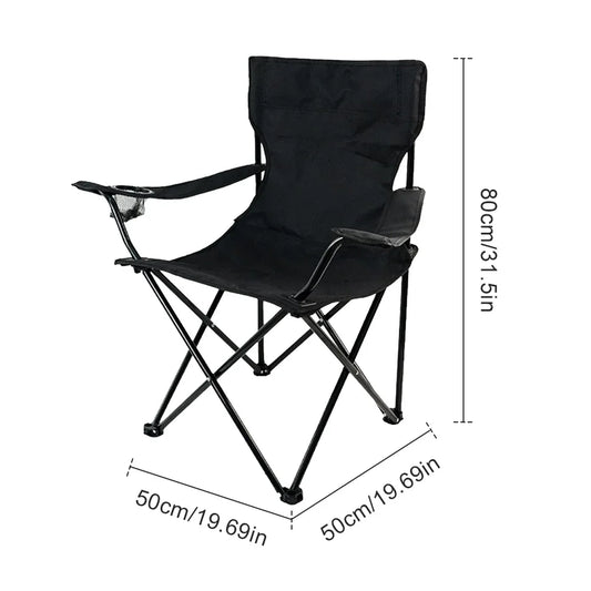 Outdoor Foldable Chair Camping Chair with Bottle Holder