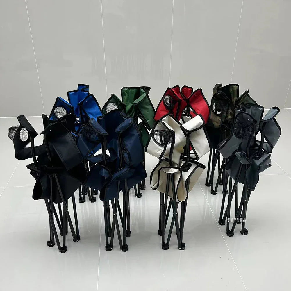 Outdoor Foldable Chair Camping Chair with Bottle Holder