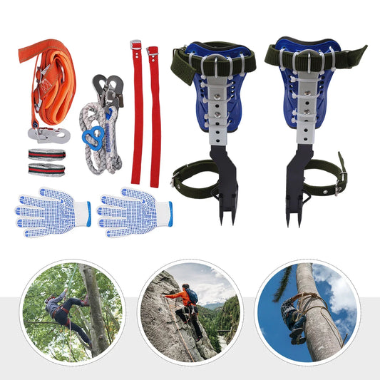 Tree Pole Climber Climbing Spike Kit with Safety Gear