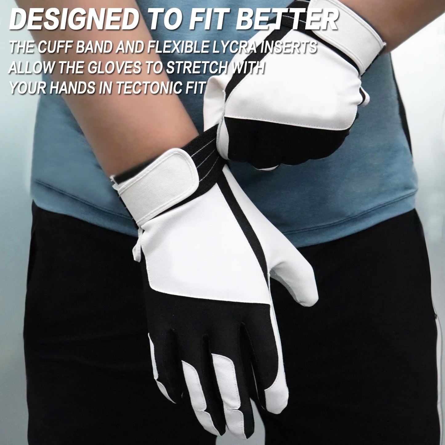 Premium Cabretta Leather Batting Gloves for Men Baseball