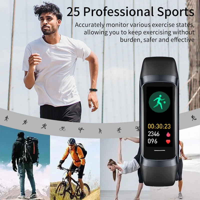 LIGE 1.1 Inch Amoled Smart Watch for Fitness Tracking