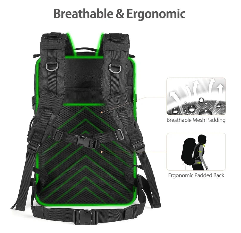 Large Capacity Off-Road Hiking Backpack for Men