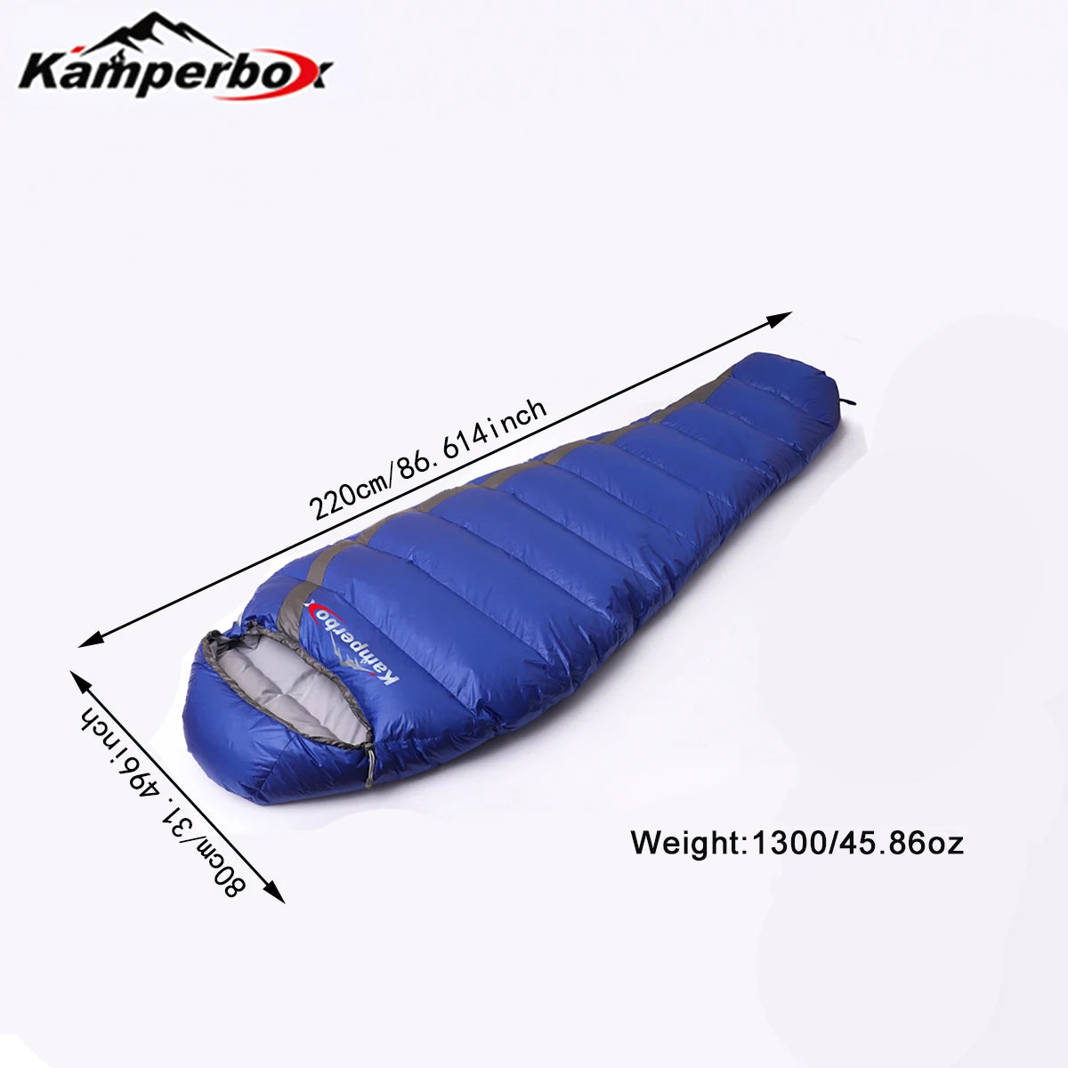Kamperbox Down Sleeping Bag Ultralight For Winter Camping