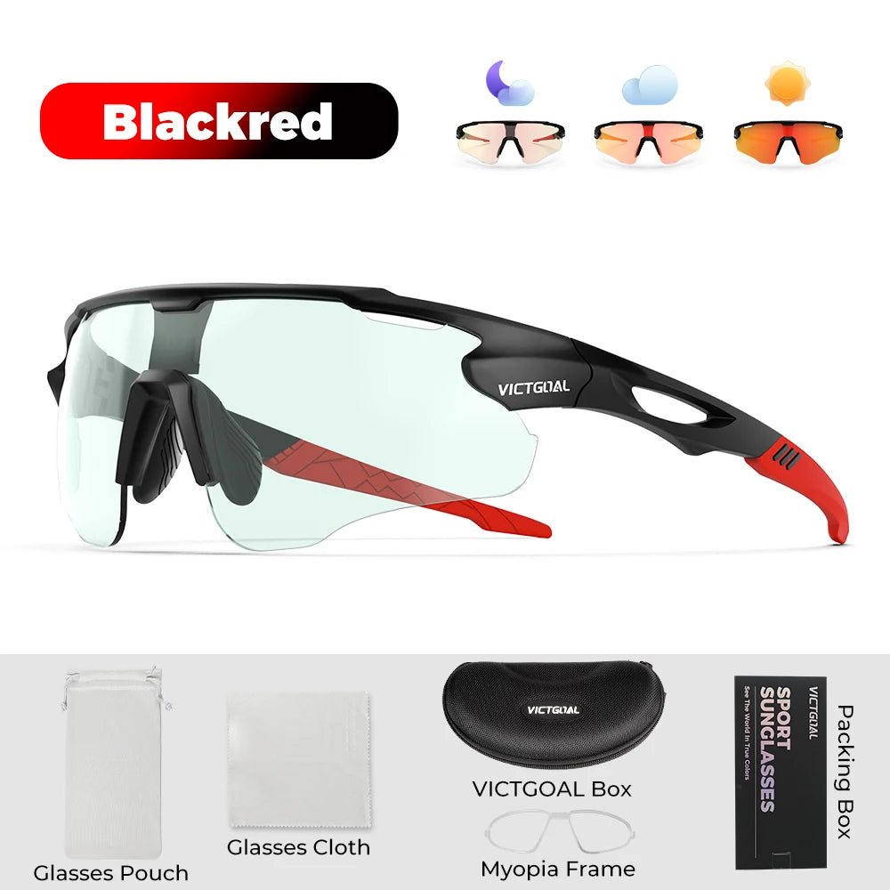 Photochromic Sports Sunglasses for Cycling and Outdoor Activities