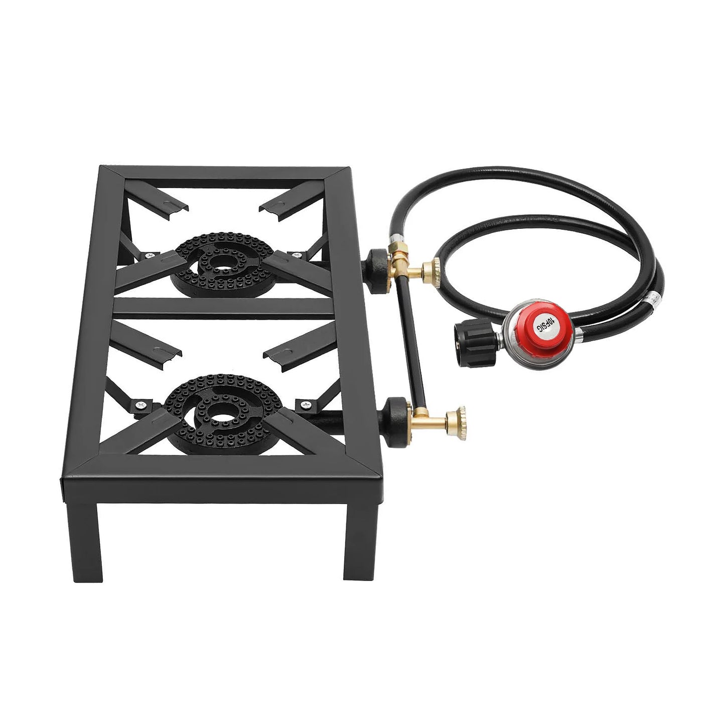 Portable Camping Propane Gas Stove Outdoor Double Burner