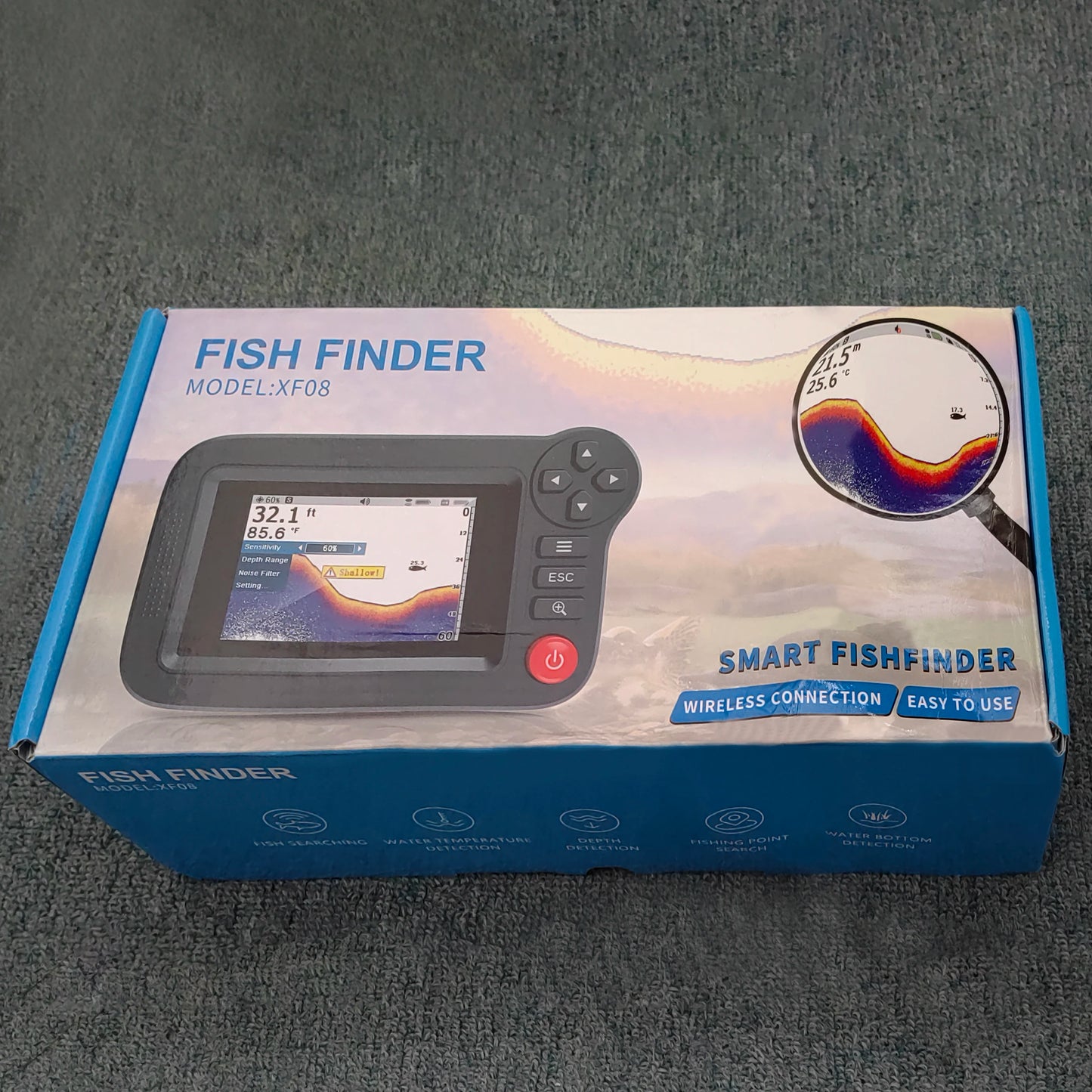 Portable Smart Fish Finder for Easy Recreational Fishing