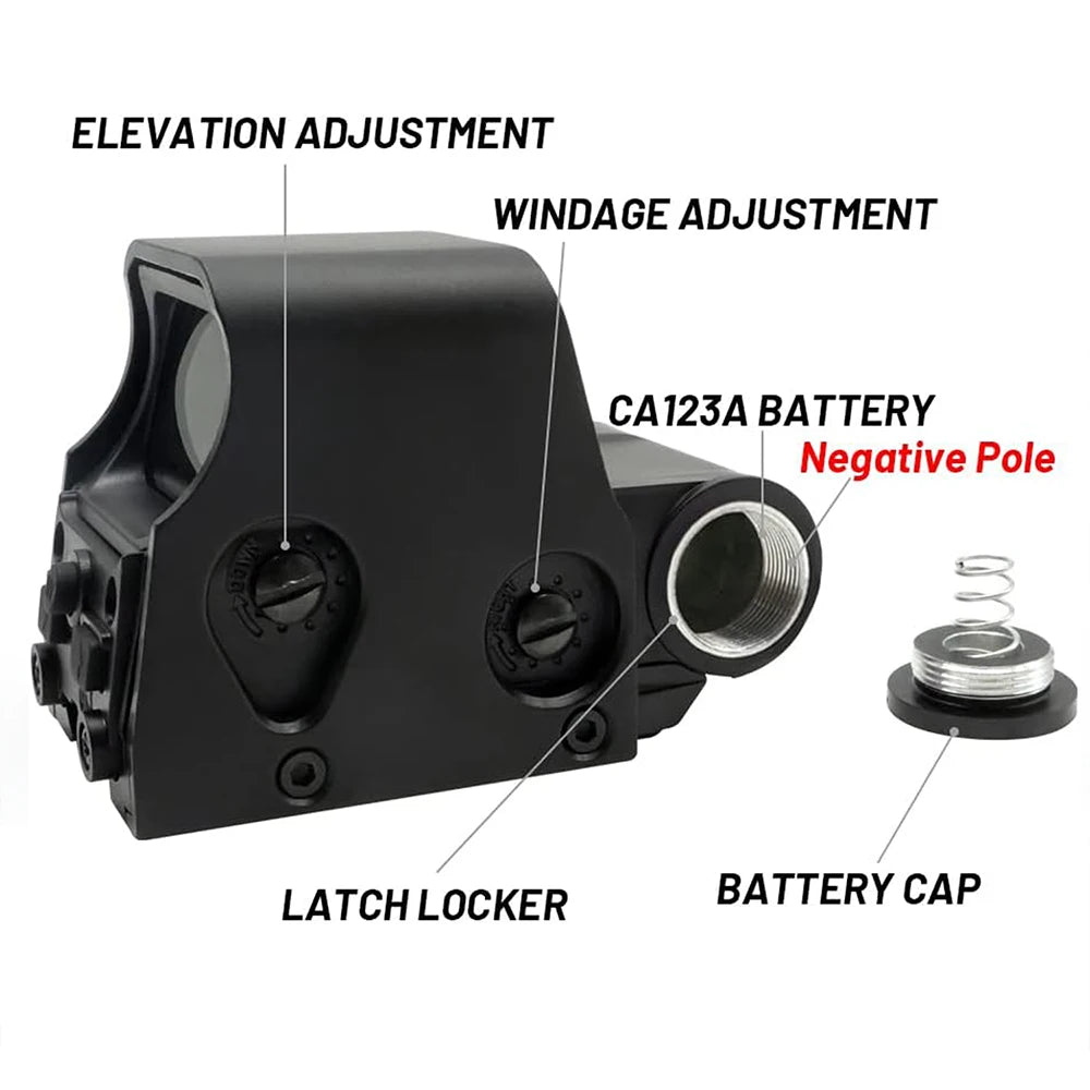 553 Holographic Sight Red Dot Optics for Hunting