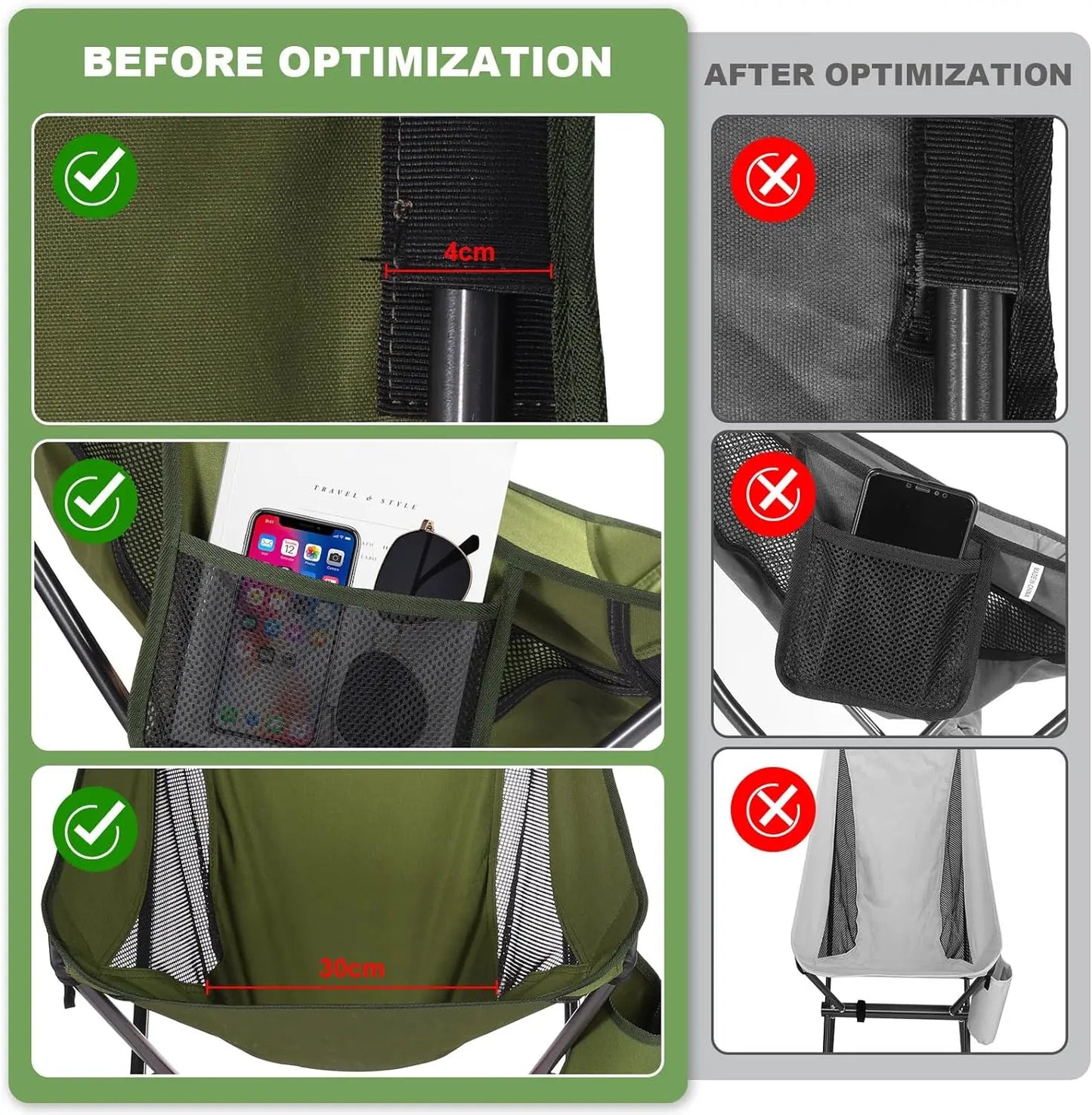 Outdoor Camping Ultralight Folding Chair for All Adventures
