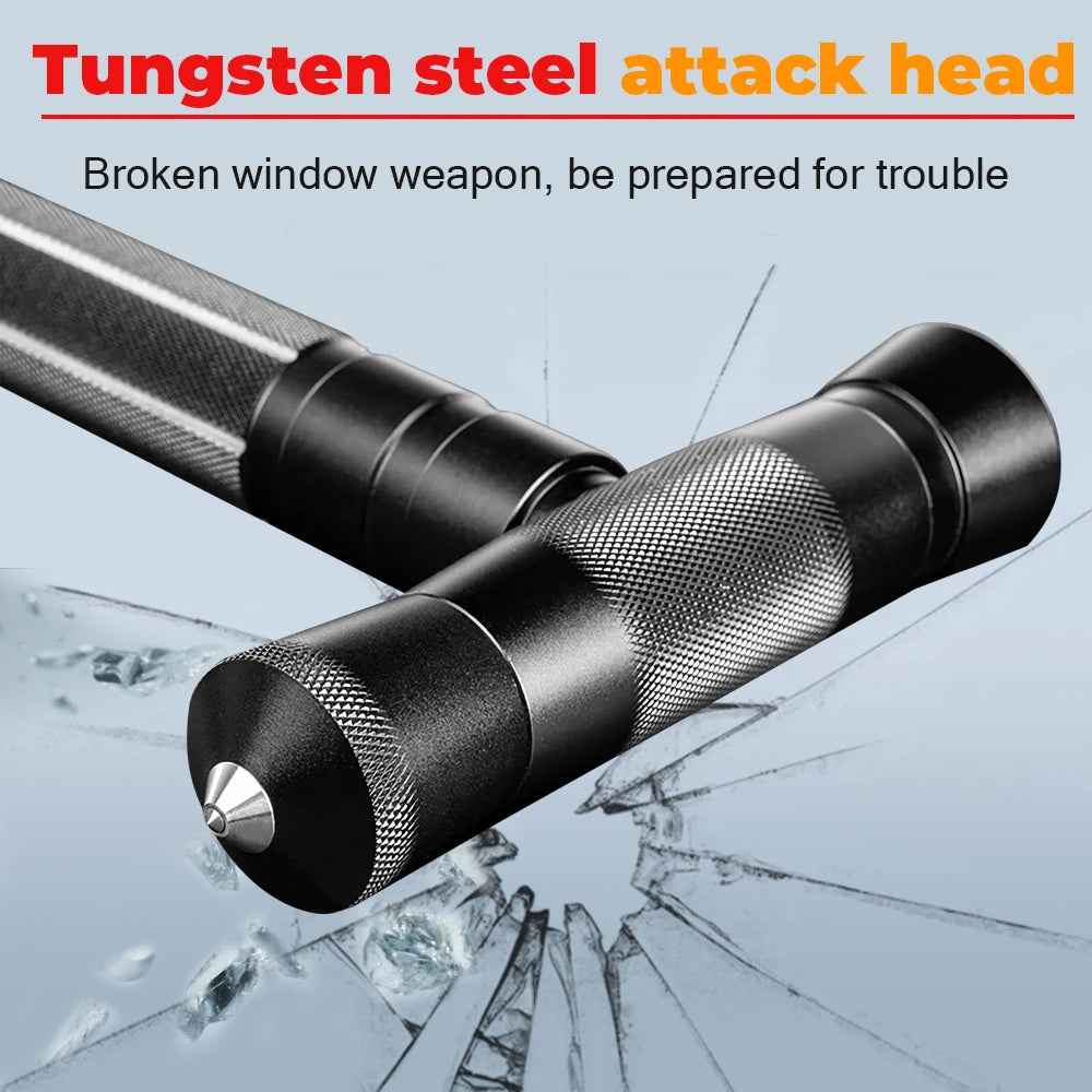 T-Shaped Retractable Mountaineering Stick with Backpack