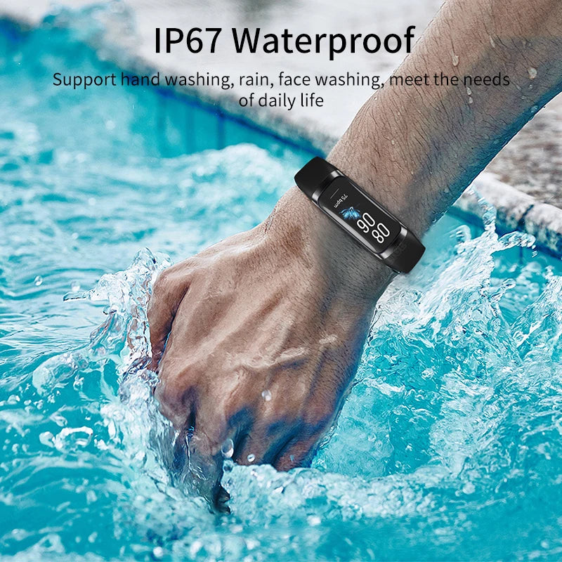 LIGE 1.1 Inch Amoled Smart Watch for Fitness Tracking