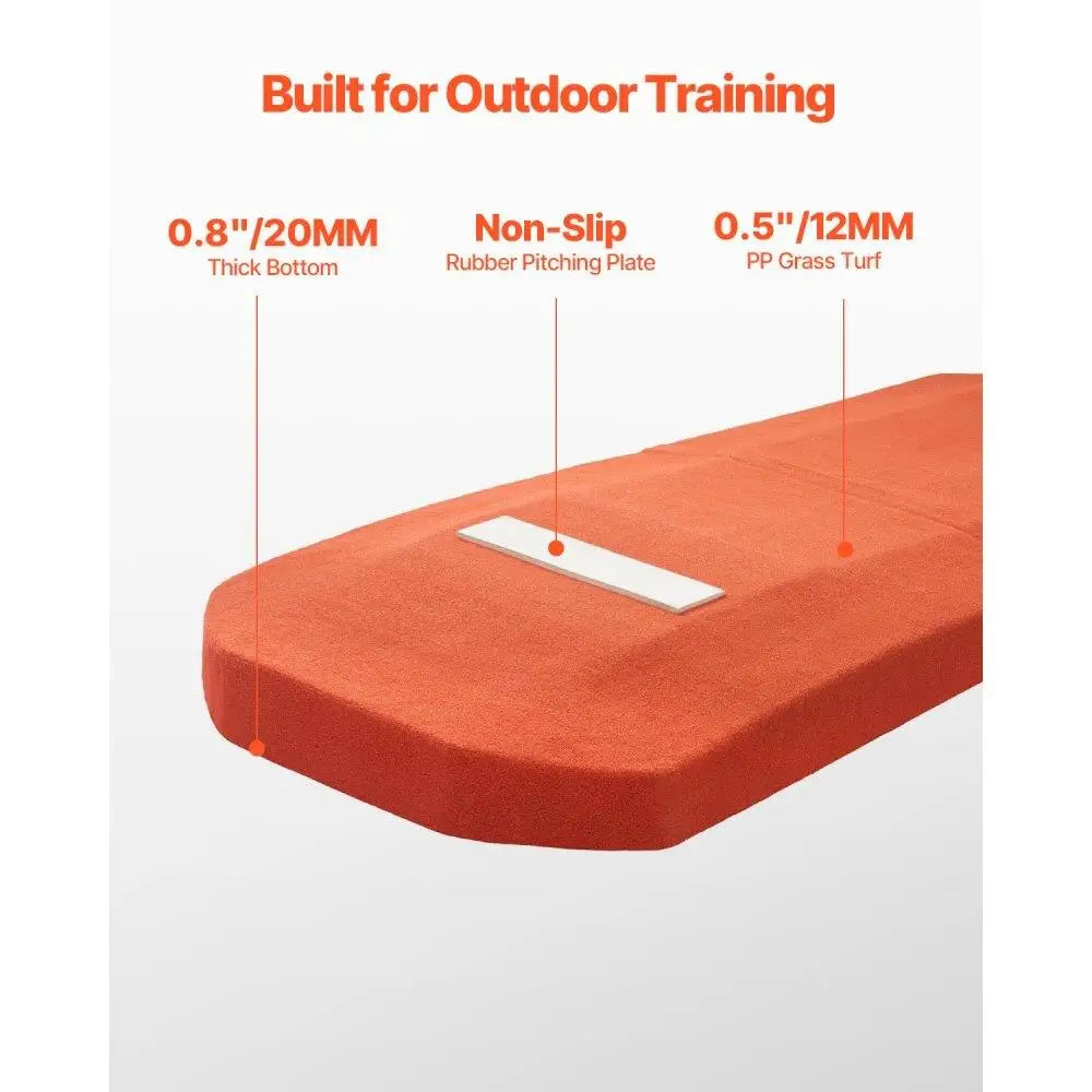 127 Inch Portable Pitching Mound Baseball Softball Training Aid